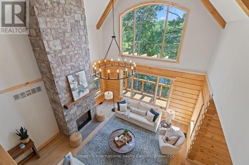 15 - 1213 Camp Jackson Road, Muskoka Lakes (Medora), ON - Indoor With Fireplace