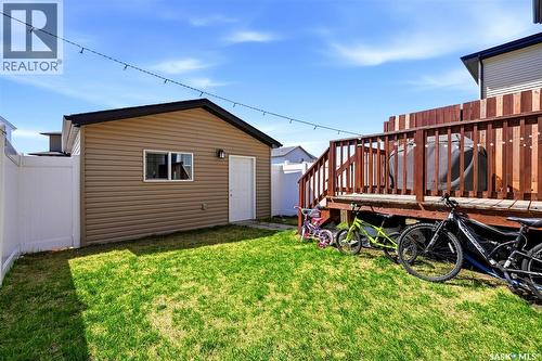 4217 E Keller Avenue, Regina, SK - Outdoor With Deck Patio Veranda With Exterior