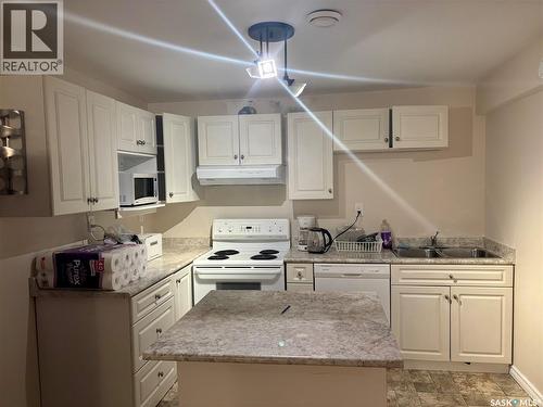 1113 Wilson Crescent, Saskatoon, SK - Indoor Photo Showing Kitchen With Double Sink