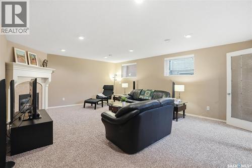 1642 Wingert Drive, Regina, SK - Indoor With Fireplace