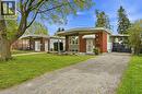 Brick and siding exterior with a gravel driveway - 16 Ronaldshay Avenue, Hamilton, ON  - Outdoor 