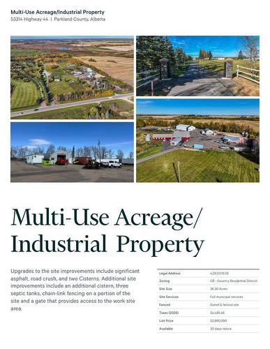 53314  Highway 44, Spruce Grove, AB 