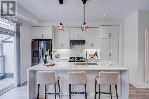 49 Cohen Way, Vaughan, ON - Indoor Photo Showing Kitchen With Stainless Steel Kitchen With Upgraded Kitchen