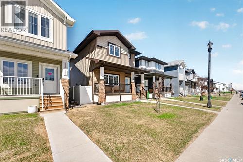 3136 Crosbie Crescent, Regina, SK - Outdoor With Deck Patio Veranda With Facade
