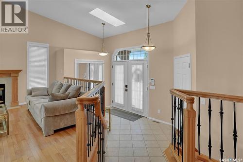 1684 Fenwick Crescent N, Regina, SK - Indoor With Fireplace