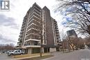 1003 510 5Th Avenue N, Saskatoon, SK  - Outdoor With Balcony With Facade 