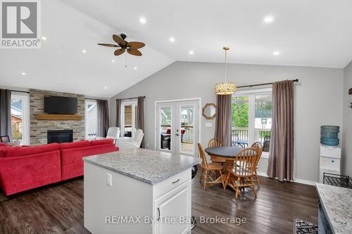 12 5Th Lane, Wasaga Beach, ON - Indoor Photo Showing Living Room With Fireplace