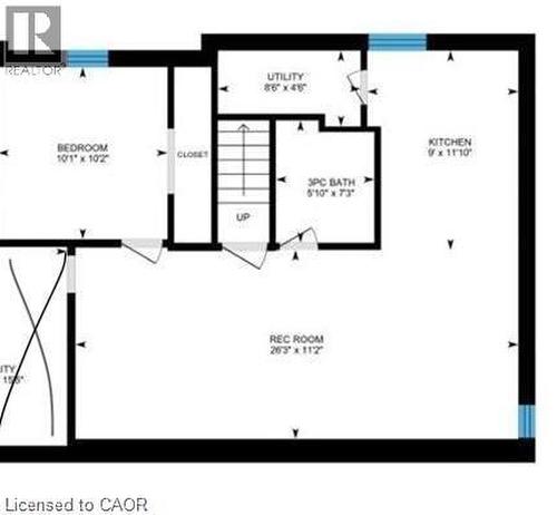 Floor plan - 716 Westminster Drive S Unit# Lower, Cambridge, ON - Other