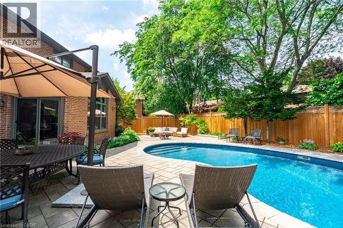 1765 Featherston Court, Mississauga, ON - Outdoor With In Ground Pool With Deck Patio Veranda With Backyard