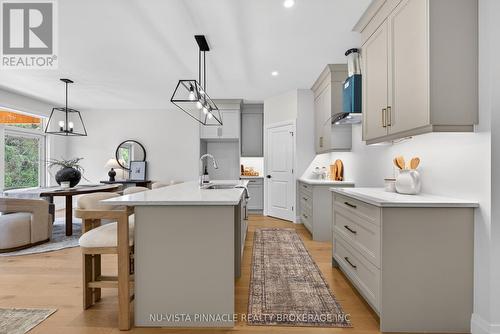 71 Basil Crescent, Middlesex Centre (Ilderton), ON - Indoor Photo Showing Kitchen With Upgraded Kitchen