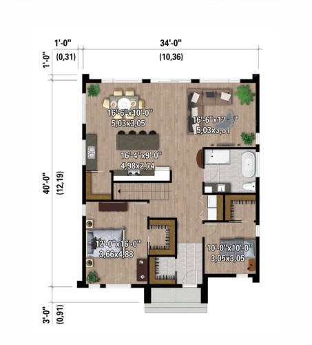 Floor Plan - 421 Ch. Des Hauteurs, Sainte-Marguerite-Du-Lac-Masson, QC - Other
