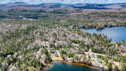 Photo aérienne - 589 Ch. Du Lac-Sylvère, Saint-Donat, QC - Outdoor With Body Of Water With View