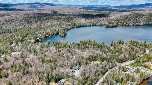 Photo aérienne - 589 Ch. Du Lac-Sylvère, Saint-Donat, QC - Outdoor With Body Of Water With View