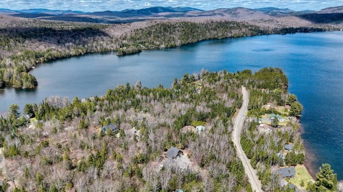 Photo aérienne - 589 Ch. Du Lac-Sylvère, Saint-Donat, QC - Outdoor With Body Of Water With View