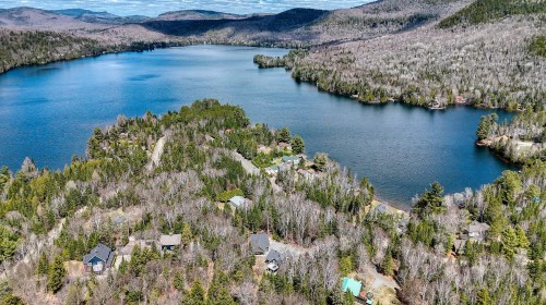 Photo aérienne - 589 Ch. Du Lac-Sylvère, Saint-Donat, QC - Outdoor With Body Of Water With View