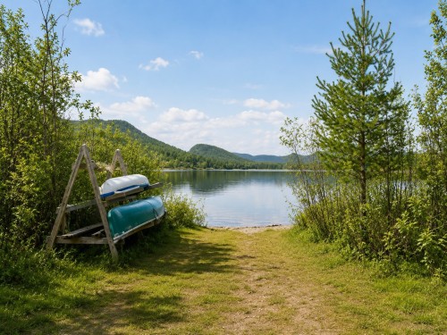 Photo aérienne - Ch. Du Lac-Aux-Ours, Lac-Supérieur, QC 