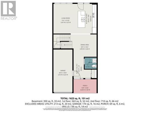 Main Level Floor Plan. - 225 Billrian Crescent, Ottawa, ON - Other