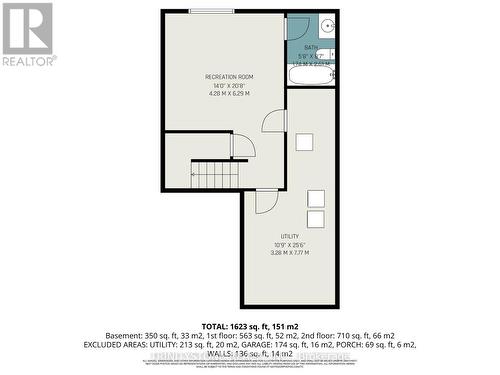Lower Level Floor Plan. - 225 Billrian Crescent, Ottawa, ON - Other