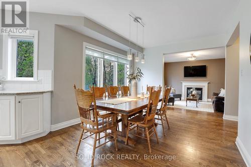 45 Basswood Avenue, Ottawa, ON - Indoor Photo Showing Dining Room With Fireplace
