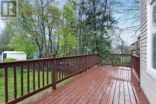 Deck space to enjoy in the backyard - 45 Basswood Avenue, Ottawa, ON - Outdoor With Deck Patio Veranda With Exterior