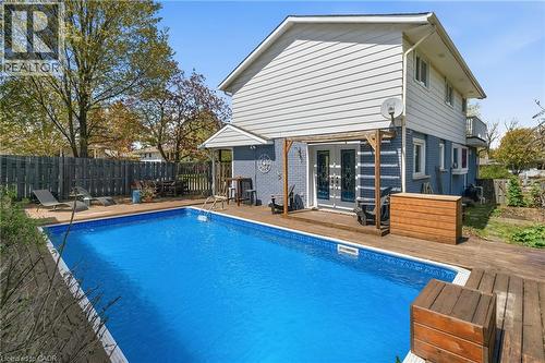 66 Skyline Drive, Dundas, ON - Outdoor With In Ground Pool