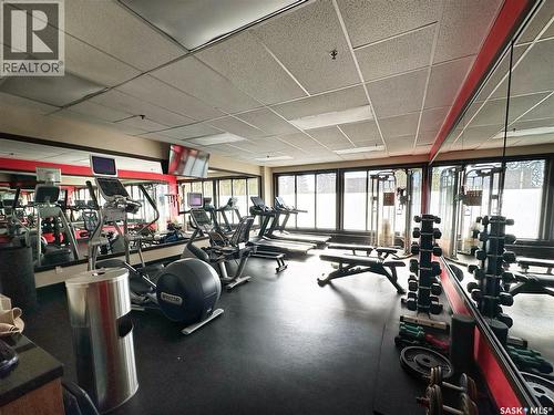 1260 424 Spadina Crescent E, Saskatoon, SK - Indoor Photo Showing Gym Room