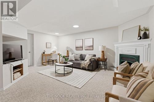 1139 Ridgemount Boulevard, Oshawa (Pinecrest), ON - Indoor Photo Showing Living Room With Fireplace