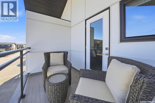 27 619 Evergreen Boulevard, Saskatoon, SK - Outdoor With Balcony With Exterior