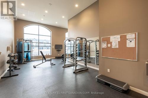 208 - 260 Villagewalk Boulevard, London North (North R), ON - Indoor Photo Showing Gym Room