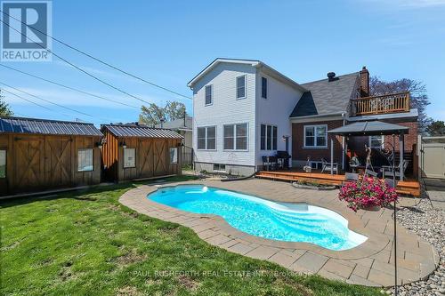 Backyard - 1072 Richard Avenue, Ottawa, ON - Outdoor With In Ground Pool With Deck Patio Veranda