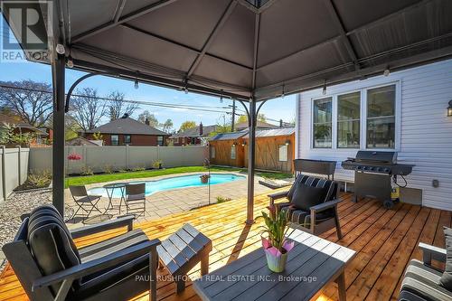Backyard Gazebo - 1072 Richard Avenue, Ottawa, ON - Outdoor With Deck Patio Veranda With Exterior