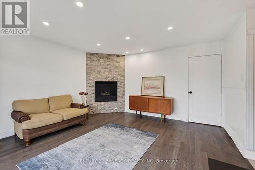 2358 Joliffe Street, Ottawa, ON - Indoor Photo Showing Living Room With Fireplace