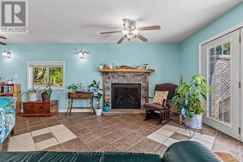 117 Kiowana Beach Road, Meaford, ON - Indoor Photo Showing Other Room With Fireplace