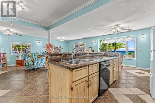 117 Kiowana Beach Road, Meaford, ON - Indoor Photo Showing Kitchen With Double Sink