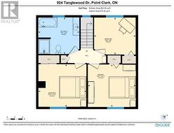 Upstairs with measurements - 