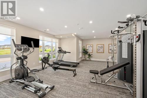 Fitness Center - 313 - 1560 Upper West Avenue, London South (South B), ON - Indoor Photo Showing Gym Room