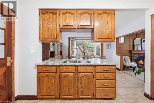 507 Queensdale Avenue E, Hamilton, ON - Indoor Photo Showing Kitchen With Double Sink