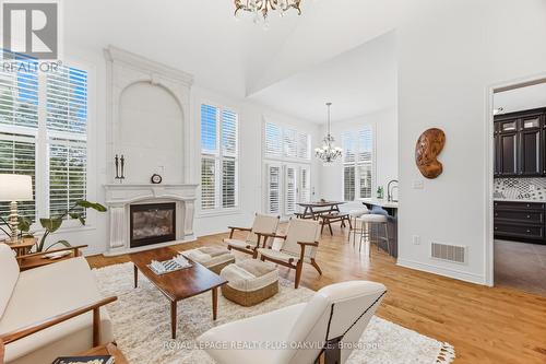 3409 Liptay Avenue, Oakville, ON - Indoor Photo Showing Living Room With Fireplace