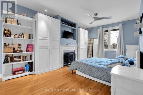 1841 Beattie Avenue, Ottawa, ON - Indoor Photo Showing Bedroom With Fireplace