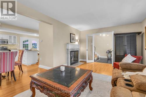 1841 Beattie Avenue, Ottawa, ON - Indoor Photo Showing Living Room With Fireplace
