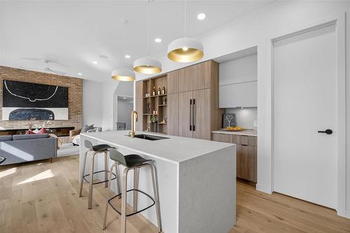 102 Butterfly Way, Winnipeg, MB - Indoor Photo Showing Kitchen With Upgraded Kitchen
