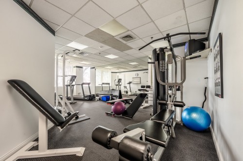 Salle d'exercice - 803-1080 Rue St-Mathieu, Montréal (Ville-Marie), QC - Indoor Photo Showing Gym Room