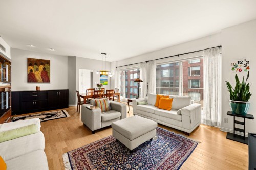 Salon - 803-1080 Rue St-Mathieu, Montréal (Ville-Marie), QC - Indoor Photo Showing Living Room