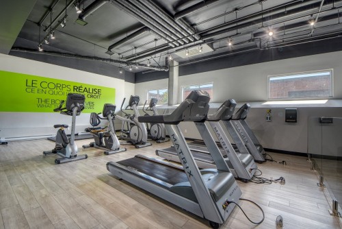 Exercise Room - 417-775 Av. Plymouth, Mont-Royal, QC - Indoor Photo Showing Gym Room