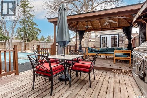 182 Lincoln Drive, Regina, SK - Outdoor With Deck Patio Veranda With Exterior
