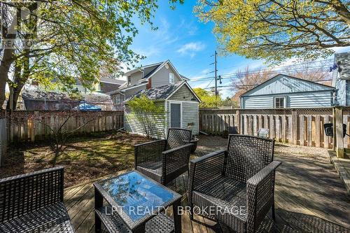 Private fenced yard - 570 Frontenac Street, Kingston (East Of Sir John A. Blvd), ON - Outdoor With Deck Patio Veranda