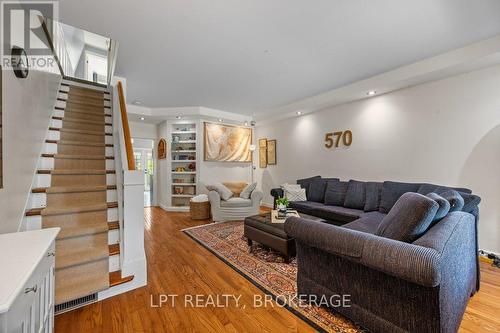 Large livingroom - 570 Frontenac Street, Kingston (East Of Sir John A. Blvd), ON - Indoor Photo Showing Living Room