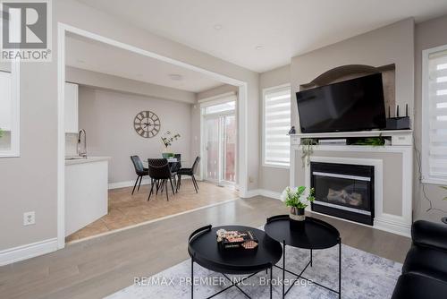 140 Dolce Crescent, Vaughan, ON - Indoor Photo Showing Living Room With Fireplace