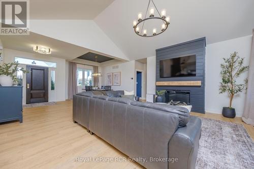 22 Nickason Drive, Arran-Elderslie, ON - Indoor Photo Showing Living Room With Fireplace