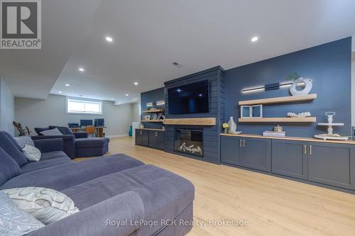 22 Nickason Drive, Arran-Elderslie, ON - Indoor Photo Showing Living Room With Fireplace